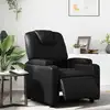 Image de vidaXL Fauteuil inclinable électrique Noir Similicuir