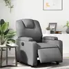 Image de vidaXL Fauteuil inclinable électrique Gris Similicuir