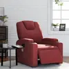 Image de vidaXL Fauteuil de massage inclinable électrique rouge bordeaux