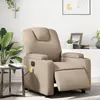 Image de vidaXL Fauteuil de massage inclinable électrique cappuccino similicuir