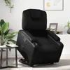 Image de vidaXL Fauteuil inclinable Noir Similicuir