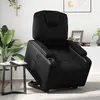 Image de vidaXL Fauteuil inclinable électrique noir similicuir