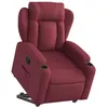 Image de vidaXL Fauteuil Inclinable, Chaise de Relaxation avec Dossier et Repose-pied Réglables, Siège de Salon Salle de Séjour, Moderne, Rouge Bordeaux Tissu