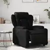 Image de vidaXL Fauteuil inclinable électrique Noir Similicuir