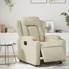 Image de vidaXL Fauteuil inclinable électrique Crème Similicuir