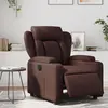 Image de vidaXL Fauteuil inclinable électrique Marron Similicuir