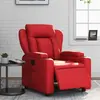 Image de vidaXL Fauteuil inclinable électrique Rouge Similicuir