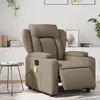 Image de vidaXL Fauteuil de massage inclinable électrique cappuccino similicuir