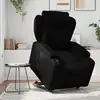 Image de vidaXL Fauteuil inclinable électrique noir similicuir