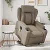 Image de vidaXL Fauteuil inclinable de massage électrique cappuccino similicuir