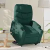 Image de vidaXL Fauteuil inclinable vert foncé tissu