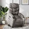 Image de vidaXL Fauteuil inclinable taupe tissu