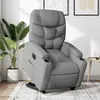 Image de vidaXL Fauteuil inclinable électrique gris clair tissu