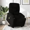 Image de vidaXL Fauteuil inclinable de massage électrique Noir Tissu