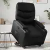 Image de vidaXL Fauteuil inclinable Noir Similicuir