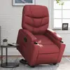 Image de vidaXL Fauteuil inclinable Rouge bordeaux Similicuir