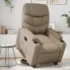 Image de vidaXL Fauteuil inclinable Cappuccino Similicuir