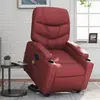 Image de vidaXL Fauteuil inclinable de massage Rouge bordeaux Similicuir