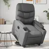 Image de vidaXL Fauteuil inclinable électrique gris similicuir