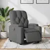 Image de vidaXL Fauteuil inclinable électrique Gris foncé Tissu