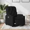 Image de vidaXL Fauteuil inclinable électrique Noir Tissu