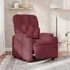 Image de vidaXL Fauteuil inclinable électrique Rouge bordeaux Tissu