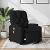 Image de vidaXL Fauteuil de massage inclinable électrique Noir Tissu