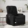 Image de vidaXL Fauteuil inclinable électrique Noir Similicuir