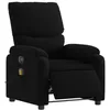 Image de vidaXL Fauteuil de massage inclinable électrique Noir Tissu