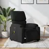 Image de vidaXL Fauteuil de massage inclinable électrique Noir Tissu