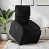 Image de vidaXL Fauteuil inclinable noir tissu