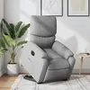 Image de vidaXL Fauteuil inclinable électrique gris clair tissu