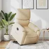 Image de vidaXL Fauteuil inclinable électrique crème tissu