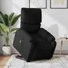 Image de vidaXL Fauteuil inclinable de massage électrique Noir Tissu