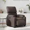 Image de vidaXL Fauteuil inclinable électrique Marron Similicuir