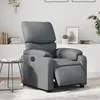 Image de vidaXL Fauteuil inclinable électrique Gris Similicuir