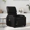 Image de vidaXL Fauteuil de massage inclinable électrique noir similicuir
