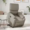 Image de vidaXL Fauteuil inclinable Cappuccino Similicuir