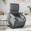 Image de vidaXL Fauteuil inclinable électrique gris similicuir