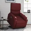 Image de vidaXL Fauteuil inclinable électrique rouge bordeaux similicuir