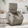 Image de vidaXL Fauteuil inclinable électrique cappuccino similicuir