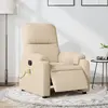 Image de vidaXL Fauteuil inclinable de massage électrique crème