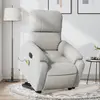 Image de vidaXL Fauteuil inclinable de massage électrique gris clair
