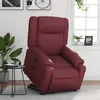 Image de vidaXL Fauteuil inclinable Rouge bordeaux Similicuir