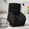 Image de vidaXL Fauteuil inclinable électrique noir similicuir
