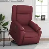 Image de vidaXL Fauteuil inclinable électrique rouge bordeaux similicuir