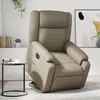 Image de vidaXL Fauteuil inclinable électrique cappuccino similicuir