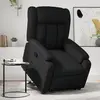Image de vidaXL Fauteuil inclinable Noir Similicuir
