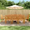Image de vidaXL Chaises de jardin lot de 8 56x55,5x90 bois massif d'acacia
