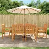 Image de vidaXL Ensemble à manger de jardin 7 pcs Bois d'acacia solide